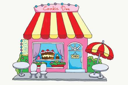 Miss Cookie Doe is looking for a way to attract new customers to eat her delicious treats.